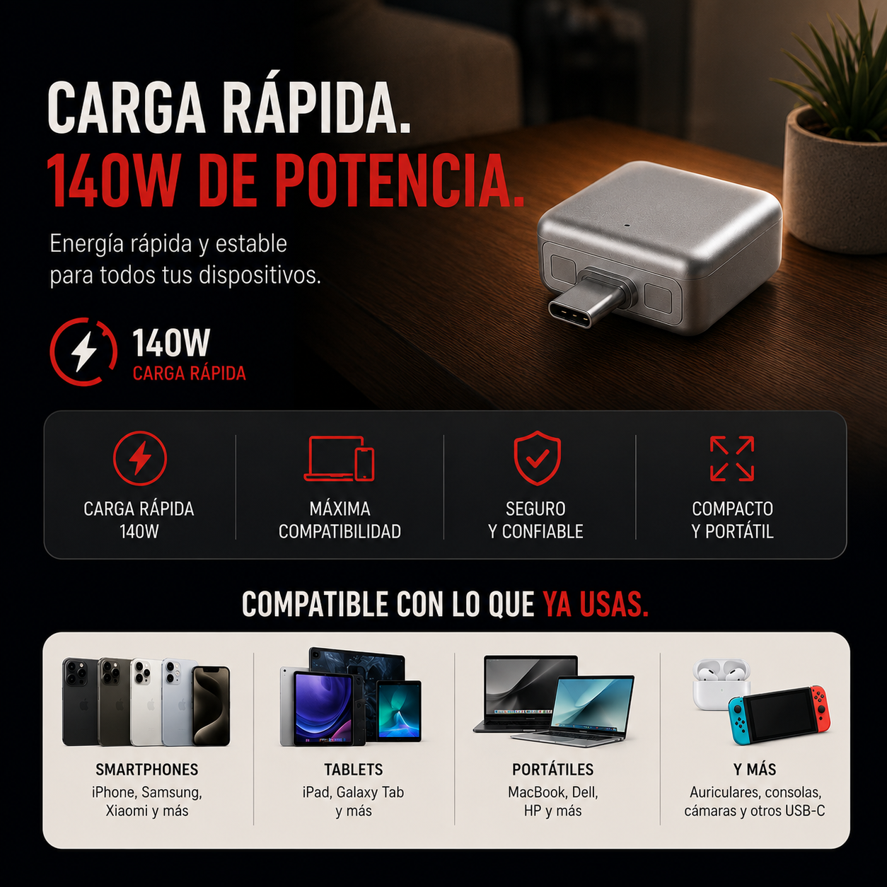 Seguria™ Protector de Carga Nocturna